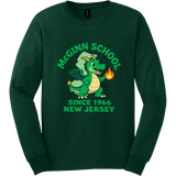 McGinn Elementary 'NJ Flame' Ultra Cotton 100% US Cotton Long Sleeve T-Shirt
