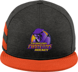 Youngstown Phantoms New Era Shadow Heather Striped Flat Bill Snapback Cap